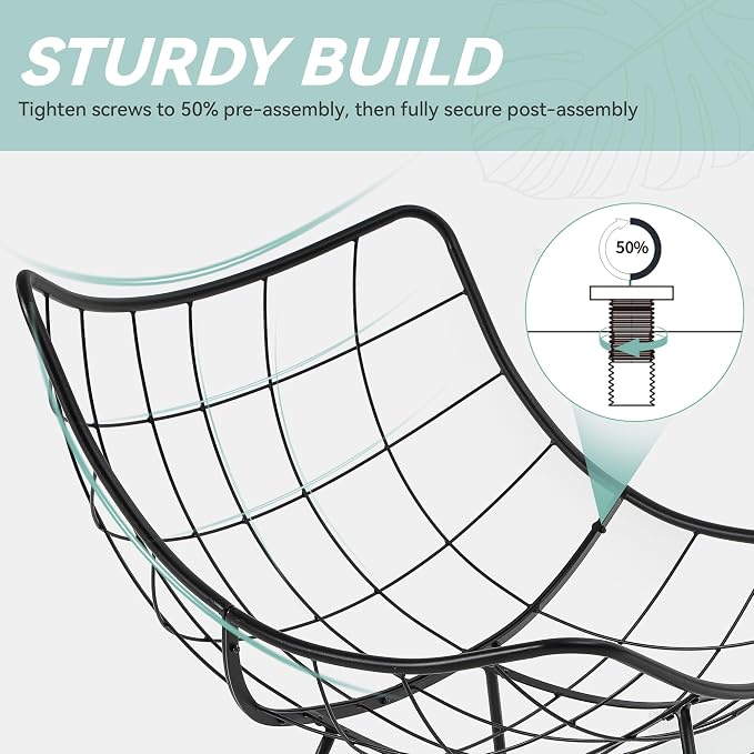 YITAHOME Oversized Rocking Papasan Chair, Wide Rocking Chair, Comfy Indoor and - Image 6