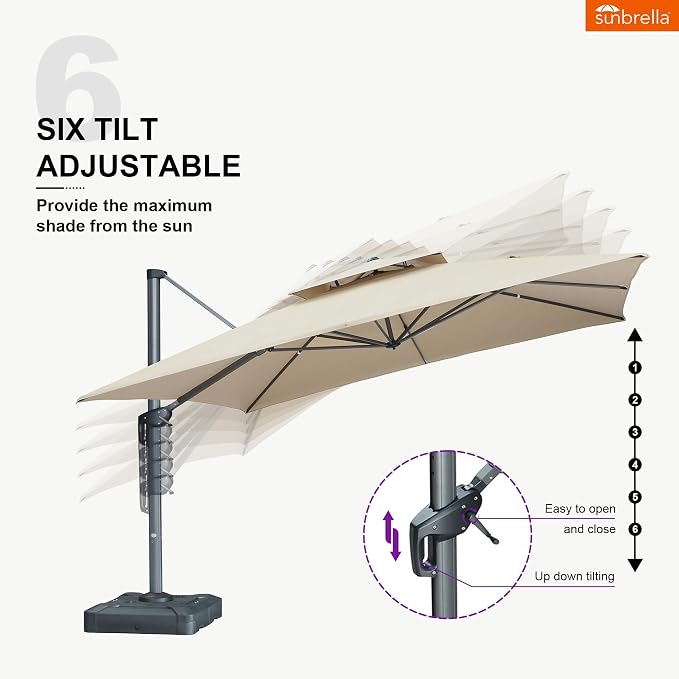 PURPLE LEAF Sunbrella Patio Umbrella - Image 8
