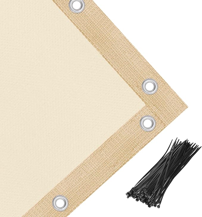 Amagenix 90% Pergola Shade Cover 12' X 24' Sun Shade Cloth - Image 6