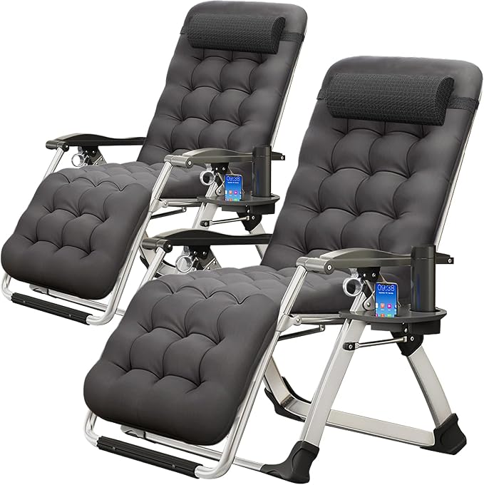 MOPHOTO Zero Gravity Chair, Outdoor Padded Lounge Chair by MOPHOTO