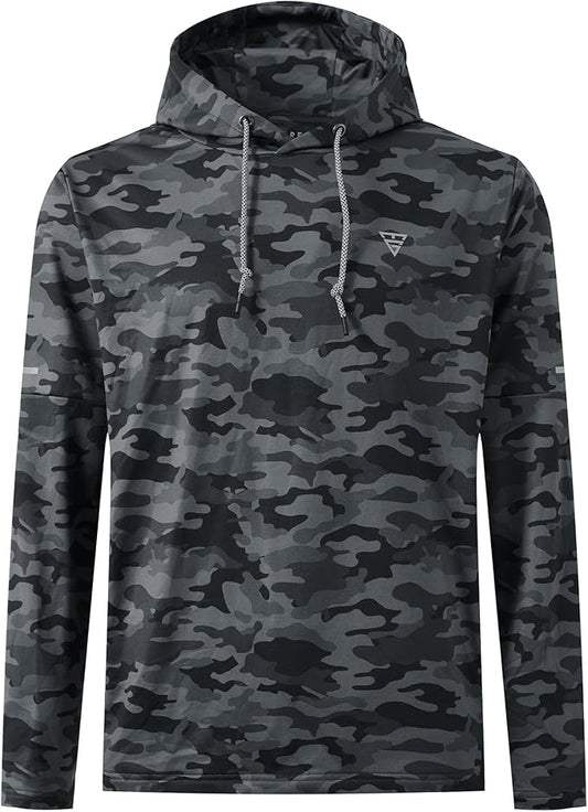 Hoodies for Men Golf Fleece Hooded Sweatshirts Dry Fit Athletic Lightweight Casual Midlayer Mens Hoodies Pullover