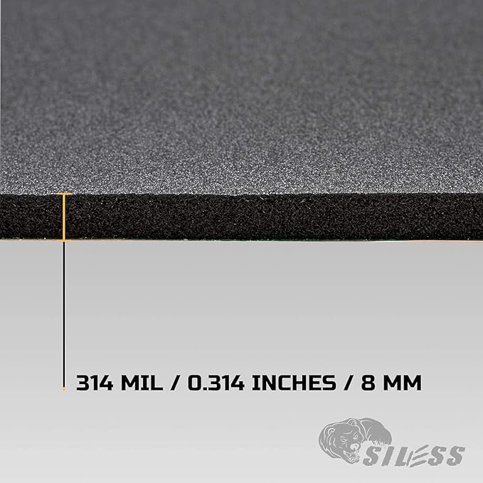 Siless Liner 314 mil 18 sqft Sound Deadening mat - Sound Deadener Mat - Car Sound Dampening Material - Sound dampener - Sound deadening Material Sound Insulation - Car Sound deadening