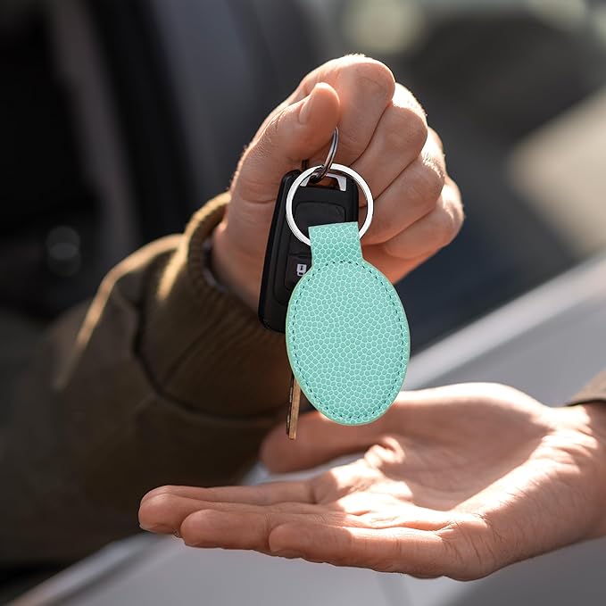 LaserGram Oval Keychain, Sunflowers, Personalized Engraving Included
