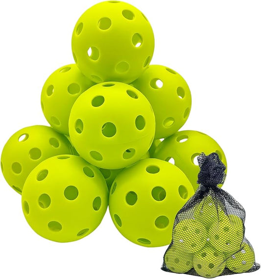 Avesfer Plastic Practice Baseballs 9 inch with Mesh Bag [Anti-Crack] Soft Training Baseball Balls Hitting Batting Indoor Outdoor Lightweight Hollow for Team Drills Coaching
