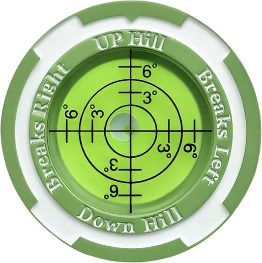 GreenNav Pro-High Precision Golf Green Reader & Golf Ball Marker with Horizontal Bubble Level, Essential Slope & Putt Line Reading Aid, Golf Accessories for Men Women