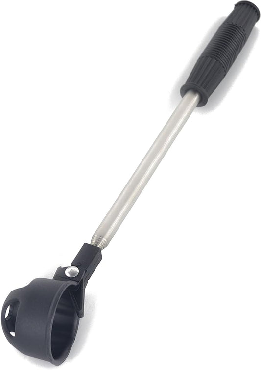 Samyo Portable Retractable Scoop Telescopic Golf Ball Retriever Pick Up Steel Saver Shaft Tool