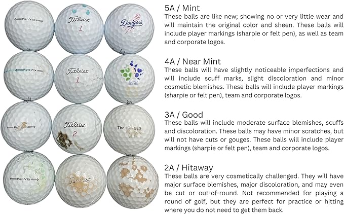 Golf Ball Planet 72 Ball Mesh Bag Hit Away Practice Used Golf Balls