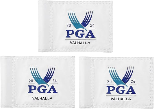 Themed Golf Flag Mini, 8x6 Inch, Double-Sided Silk-Screened, Fade-Resistant 420D Nylon, Ideal for Backyard Practice Putting Green