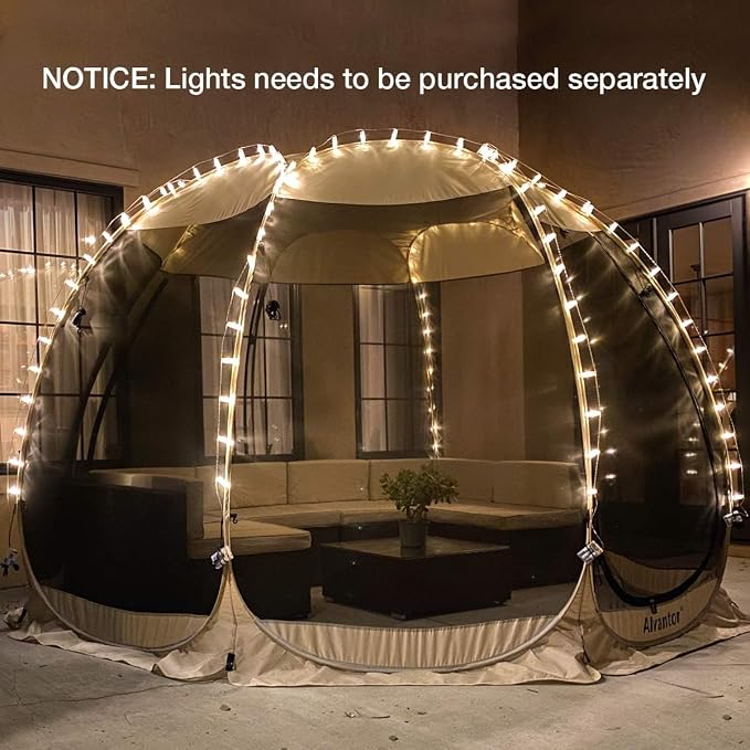 Alvantor Pop Up Screen House Tent, Instant Outdoor Gazebo - Image 9