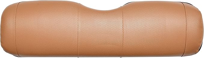 Seat Cover Replacement for Yamaha Drive or G-29 Golf Cart - Front Bench Seat - Premium Marine Vinyl - 5 Panel Stitching - Staple On Installation - Two-Tone Golf Cart Seat Covers (Tan)