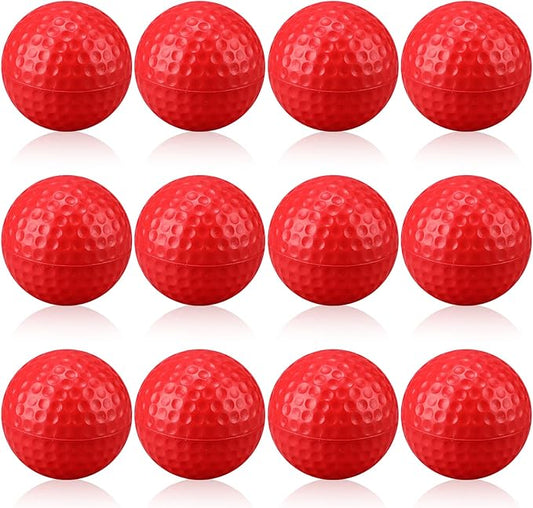 12 Pcs Foam Golf Practice Balls Soft Foam Balls for Golf Practice Realistic Feel and Flight Sport Training