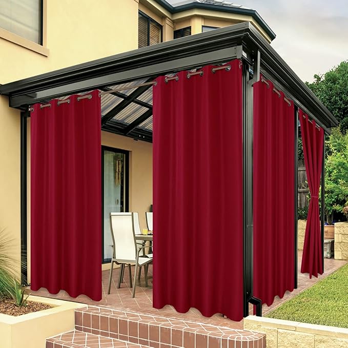 BONZER Waterproof Indoor/Outdoor Curtains by Bonzer