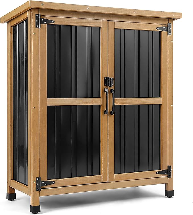 PetsCosset Small Weatherproof Outdoor Storage Cabinet by PETSCOSSET