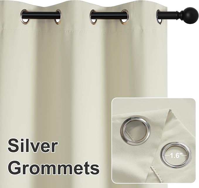 RYB HOME Extra Wide Outdoor Curtains - Image 4