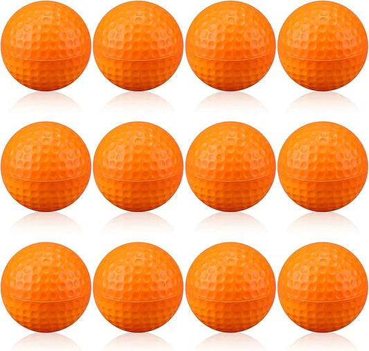12 Pcs Foam Golf Practice Balls Soft Foam Balls for Golf Practice Realistic Feel and Flight Sport Training
