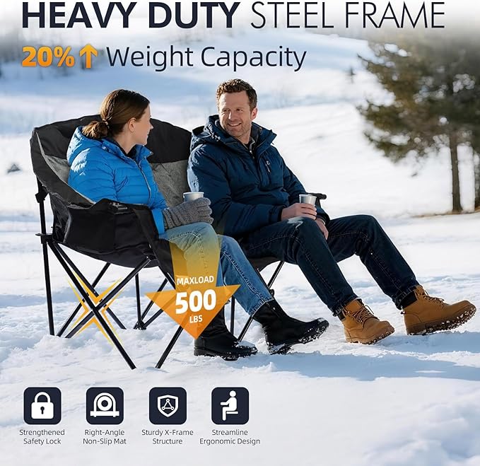 Heated Double Camping Chair - Image 6