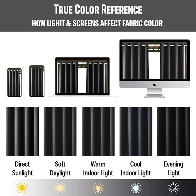 Outdoor Patio Curtain Waterproof Darkening Thermal Insulated Indoor Curtains - Image 6