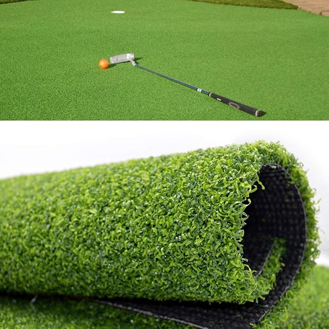 Golf Putting Green - Artificial Grass Turf 5FT X 8FT, Indoor/Outdoor Training Mat, Synthetic Fake Grass for Baseball, Football, Gym Sports