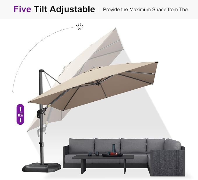 PURPLE LEAF Patio Umbrella - Image 7