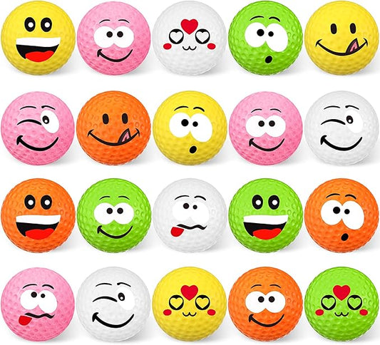 Jerify 40 Pieces Mini Golf Stress Ball Golf Party Favors 1.57 Inch Foam Practice Balls Sports Stress Balls for Kids Men Women School Carnival Party Gift Bag Fillers