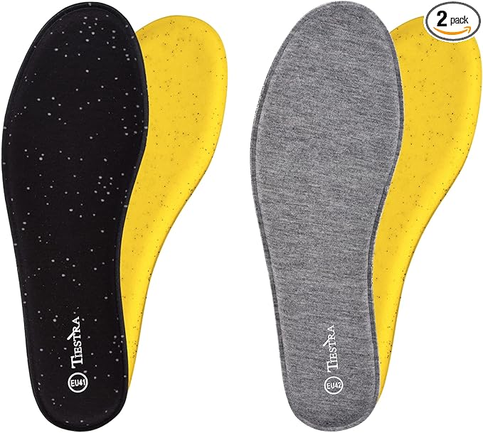 2 Pair -Shoe Inserts for Womens Memory Foam Insoles,Replacement Insoles for Work Boots Running Shoes, Cushion Shock Absorbing for Foot Pain Relief, Comfort Breathable Inner Soles 36EU,US5