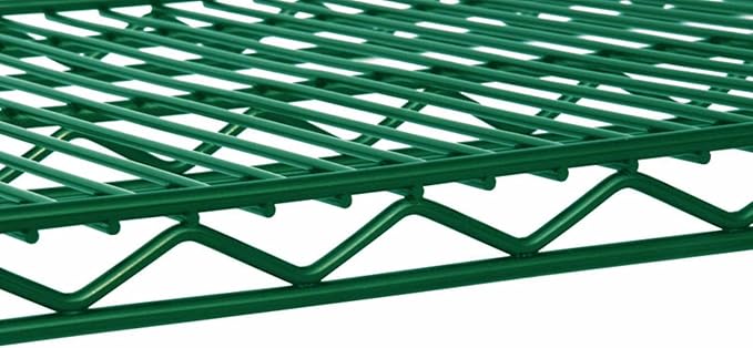Omega Shelving Storage | 2 Tier Starter Shelving Unit 18" Deep x 24" Wide x 14" High - 800 lb Weight Capacity per Shelf, Adjustable Wire Shelving, Tool-Free Assembly |Freezer Shelving