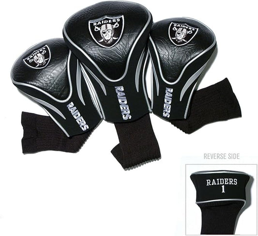 Team Golf NFL Numbered 1, 3, & X, Fits Oversized Drivers, Utility, Rescue & Fairway Clubs, Velour Lined for Extra Club Protection