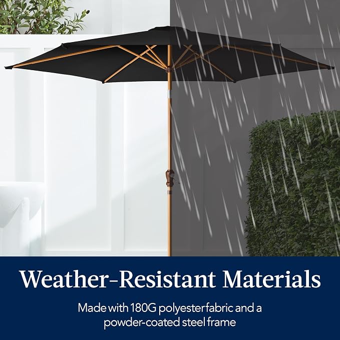 Best Choice Products 10ft Market Umbrella, Outdoor Sun Shade - Image 5