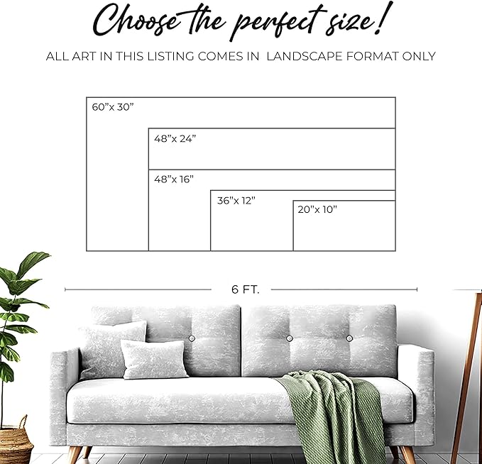 TAILORED CANVASES Golf Art Decor - Personalized Vintage Golf Wall Art Sign for Man Cave, Bedroom, Basement, Home Bar and Custom Gift for Husband, Dad, Wedding & Anniversary - 19th Hole Sign, 60"x30"