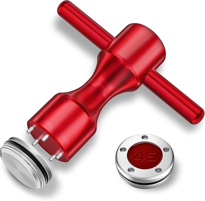 Golf Head weight 2pcs. 5g/10g/15g/20g/25g/30g/35g/40g/45g Golf Custom Weights+Red Wrench Compatible with Titleist Scotty Cameron Putters Newport (45g)