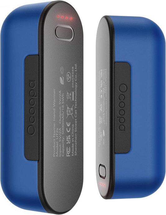 OCOOPA Hand Warmers Rechargeable 2 Pack, Magnetic Electric Handwarmer, 16 Hrs Warmth 4 Levels Heat Up to 145℉, USB-C Portable Charger 10000mAh, Raynauds, Golf, Tech Gifts for Men, Union UT2s(MagTwins)