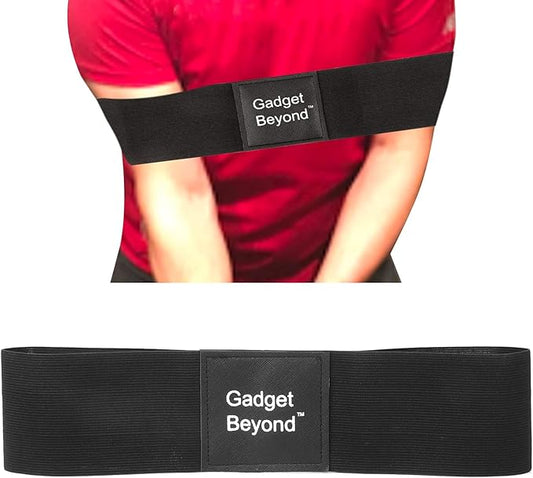Gadget Beyond Golf Swing Training Aid, Swing Correcting Arm Band Golf arm Training aid Black, Golf Swing aids Training,Golf Swing Trainer