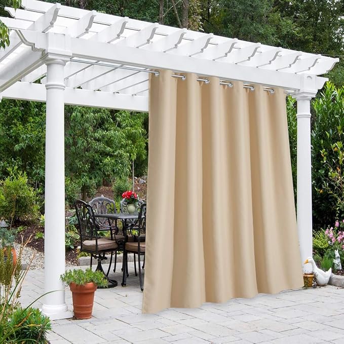 NICETOWN Patio Blinds Bedroom Room Darkning Curtain, Rustproof Stainless Steel by NICETOWN