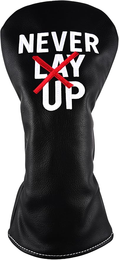 Golf Driver Headcover - 3 Wood Head Cover - Golf Headcover - Leather - Never Lay Up - Solobird Golf Headcover - Golf Club Cover