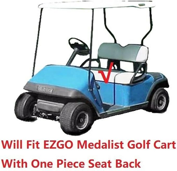 Huskey Parts Company Lime Green Golf Cart Front Seat Cover Diamond Stitching EZ-GO Medalist TXT 94-13
