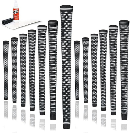 Karma Revolution 360 Golf Grips & Grip Kits, No Alignment Necessary, Easy Installation, Perfect for Adjustable Golf Clubs, Choose Single, 9, 13, 25 Packs or Golf Club Grip Kit
