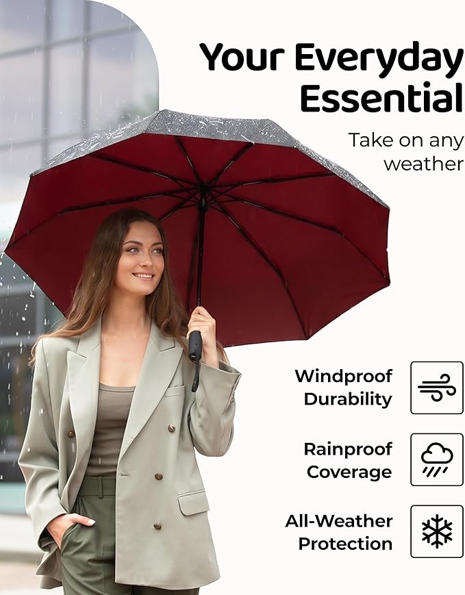Windproof Travel Umbrella - Image 6