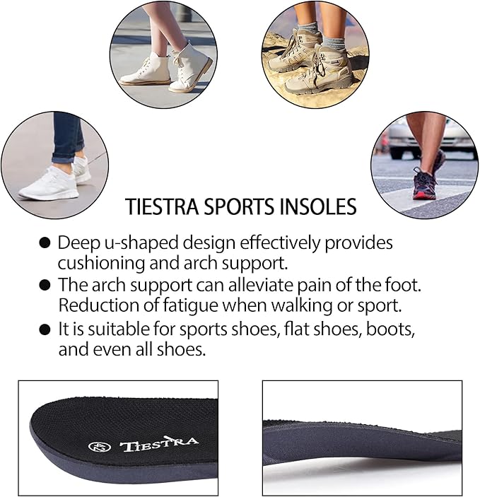 2 Pair-Insoles for Womens Memory Foam Shoe Inserts,Replacement Insoles for Work Boot Running Shoes-Shock Absorption and Cushion for Feet Relief,Comfort Inner Soles for Everyday Use Black 40EU/US9