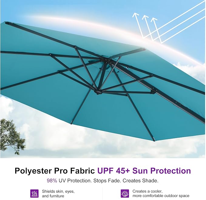 PURPLE LEAF Patio Umbrella - Image 6