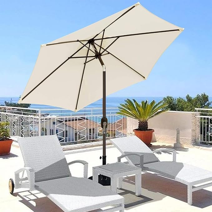 7.5 ft Patio Umbrella, Yard Umbrella, Outdoor Market Umbrella - Image 5