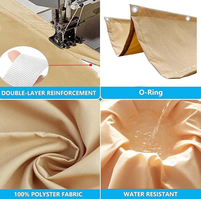 Outdoor Retractable Pergola Canopy 10' x 29' Waterproof Shade Cover - Image 3