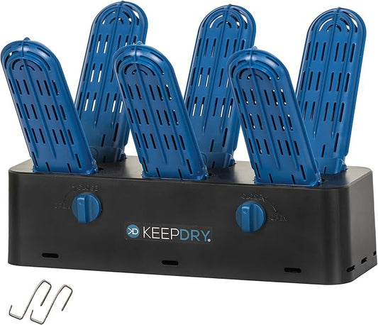 KeepDry Glove Dryer - Eco-Friendly Vent Drying Rack to Dry Gloves, Shoes, Hats, Socks & Boots - Safe, Non-Electric Dryer