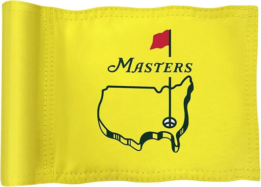 Themed Golf Flag Mini, 8x6 Inch, Double-Sided Silk-Screened, Fade-Resistant 420D Nylon, Ideal for Backyard Practice Putting Green
