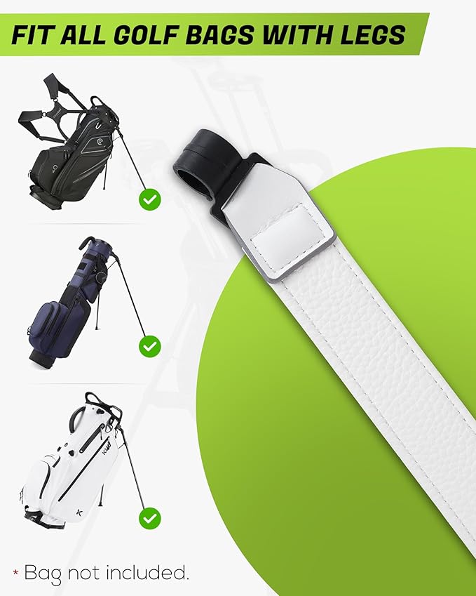 Big Teeth Golf Bag Accessories Leg Leather Strap, Stabilizer Strap, Equipment for Stand Bag With Legs