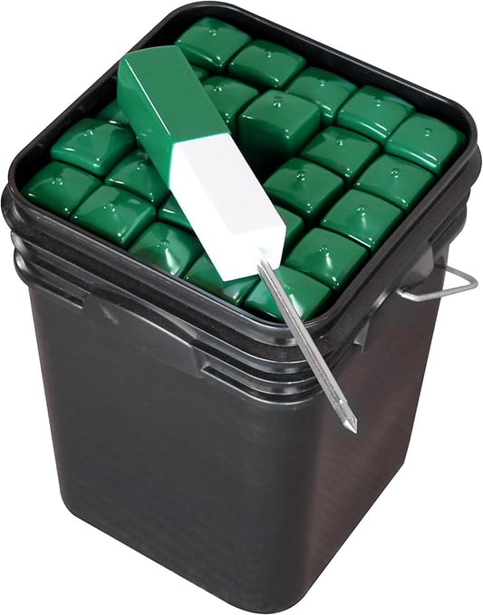 GS2000 Recycled Plastic Directional Markers with Vinyl Top (Bucket of 25 Stakes)