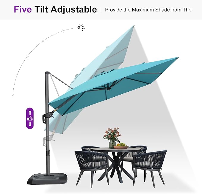 PURPLE LEAF Patio Umbrella - Image 7