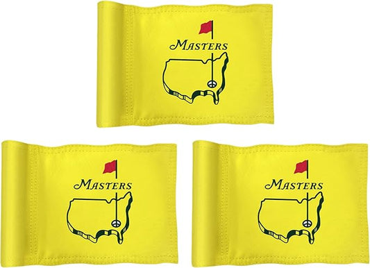 Themed Golf Flag Mini, 8x6 Inch, Double-Sided Silk-Screened, Fade-Resistant 420D Nylon, Ideal for Backyard Practice Putting Green