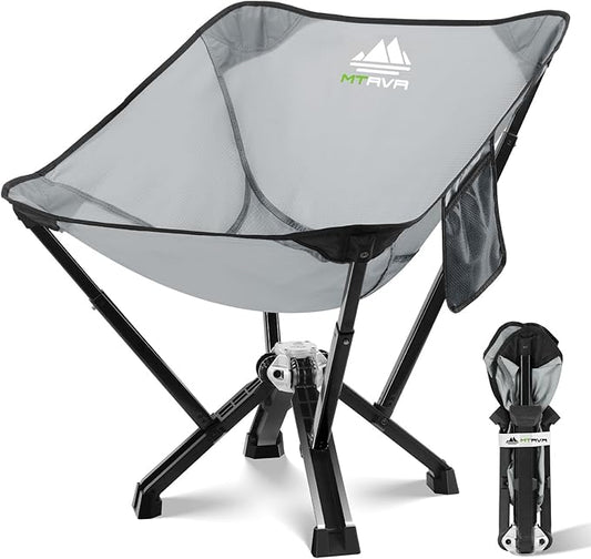 Camping Chair for Outdoor Use — Stable Folding Design, Reliable Support, Anti-Slip Feet, Portable Chair for Camping, Fishing & Beach