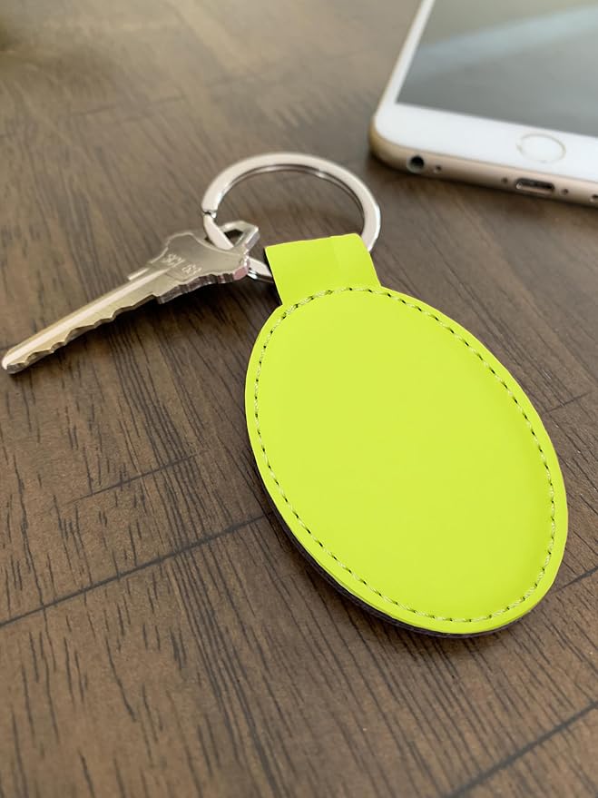 LaserGram Oval Keychain, Water Polo, Personalized Engraving Included