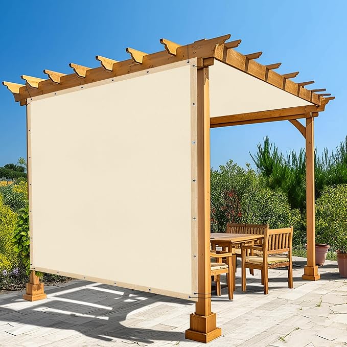 Amagenix 90% Pergola Shade Cover 8' X 24' Sun Shade Cloth by Amagenix